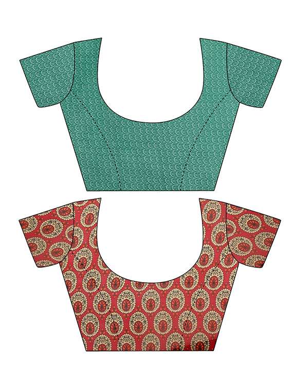 women pack of 2 casual wear combo sarees with blouse - 21426396 -  Standard Image - 2