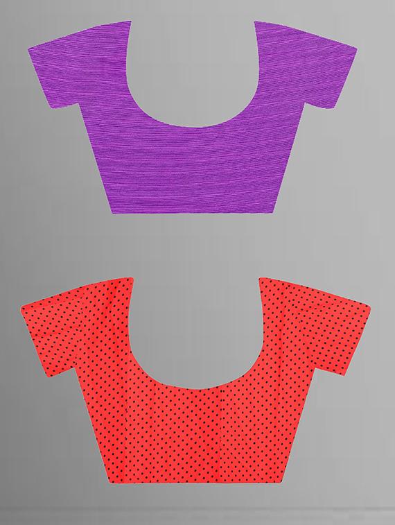 pack of 2 casual wear sarees with blouse - 21427033 - Standard Image - 2