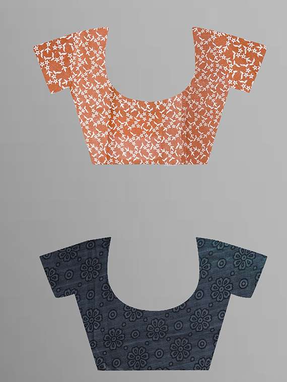 women pack of 2 casual wear combo sarees with blouse - 21427736 -  Standard Image - 2