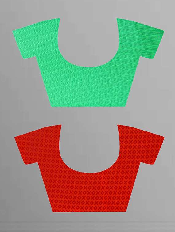 women pack of 2 casual wear sarees with blouse - 21428564 -  Standard Image - 2