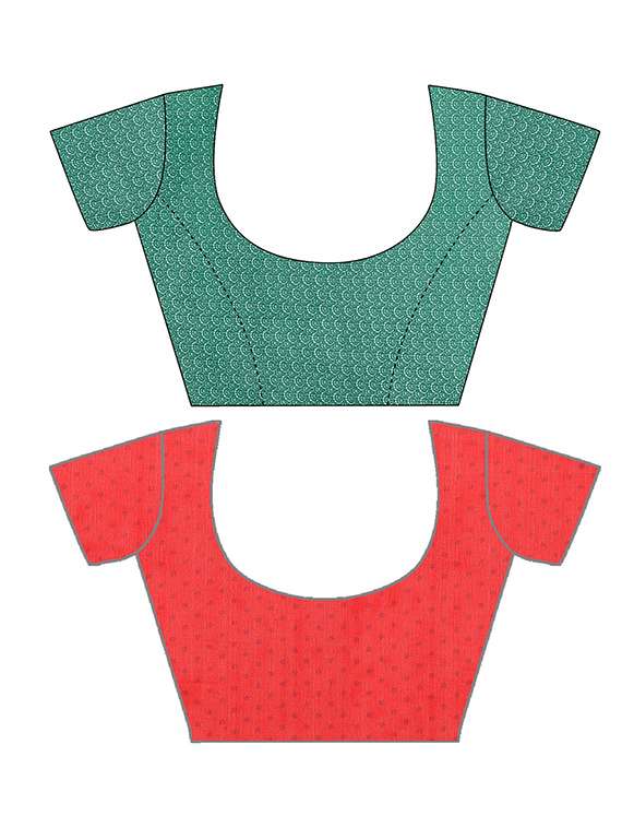 women pack of 2 casual wear combo sarees with blouse - 21428590 - Standard Image - 2