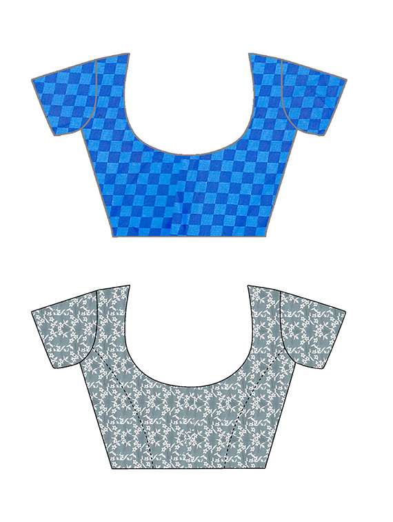 women pack of 2 casual wear combo sarees with blouse - 21428877 -  Standard Image - 2