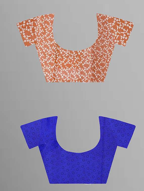 women pack of 2 casual wear combo sarees with blouse - 21429108 -  Standard Image - 2