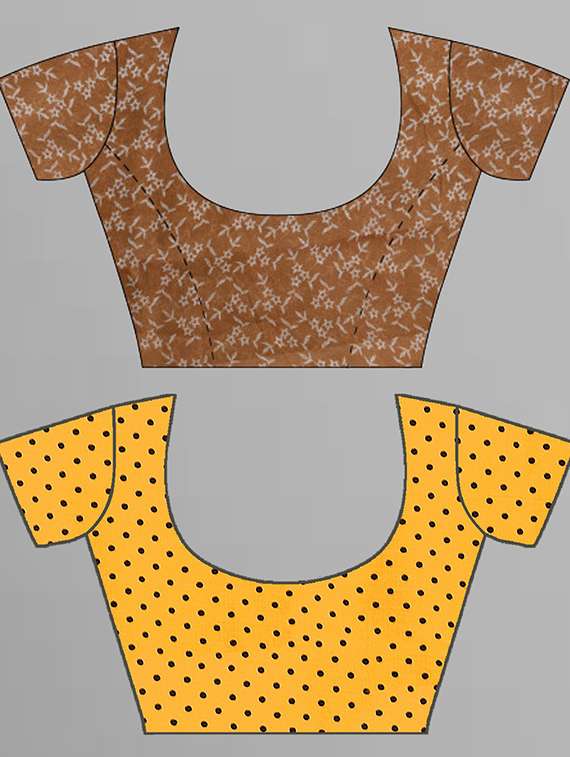women pack of 2 casual wear sarees with blouse - 21429168 -  Standard Image - 2