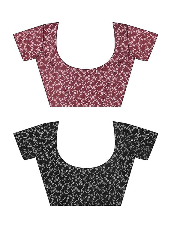women pack of 2 casual wear combo sarees with blouse - 21429310 - Standard Image - 2