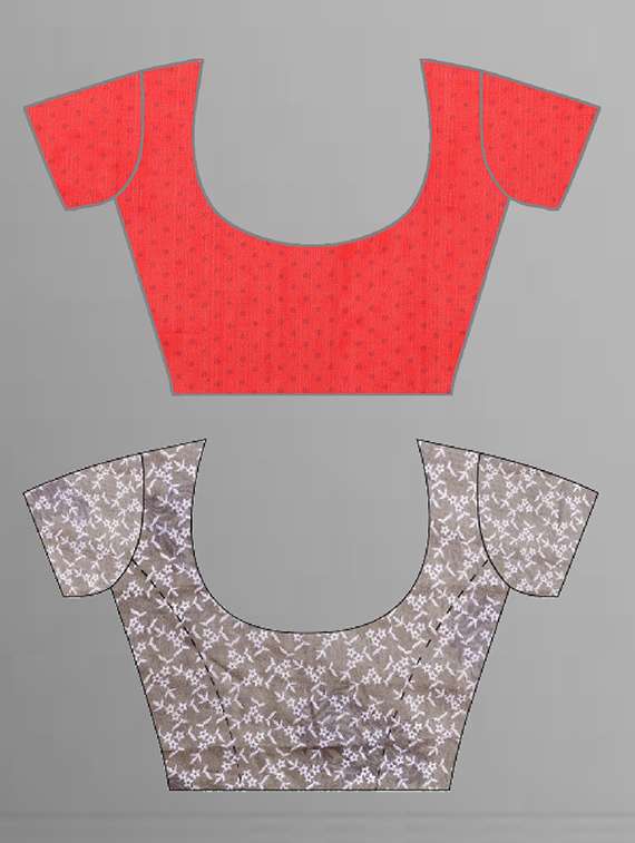 women pack of 2 casual wear sarees with blouse - 21429357 - Standard Image - 2