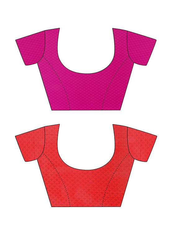 women pack of 2 casual wear combo sarees with blouse - 21429765 - Standard Image - 2