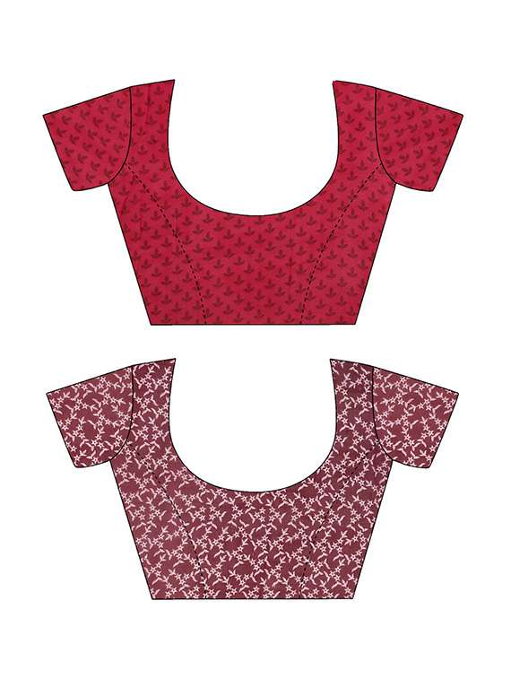  women pack of 2 casual wear combo sarees with blouse - 21429833 -  Standard Image - 2