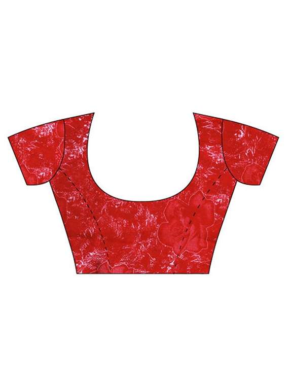 pack of 2 printed casual wear sarees with blouse - 21431439 -  Standard Image - 2