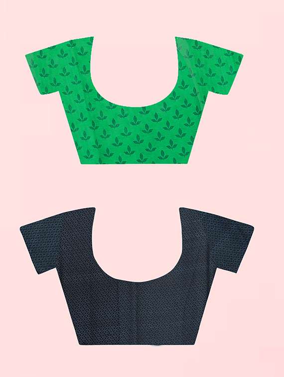 pack of 2 casual wear sarees with blouse - 21431856 -  Standard Image - 2