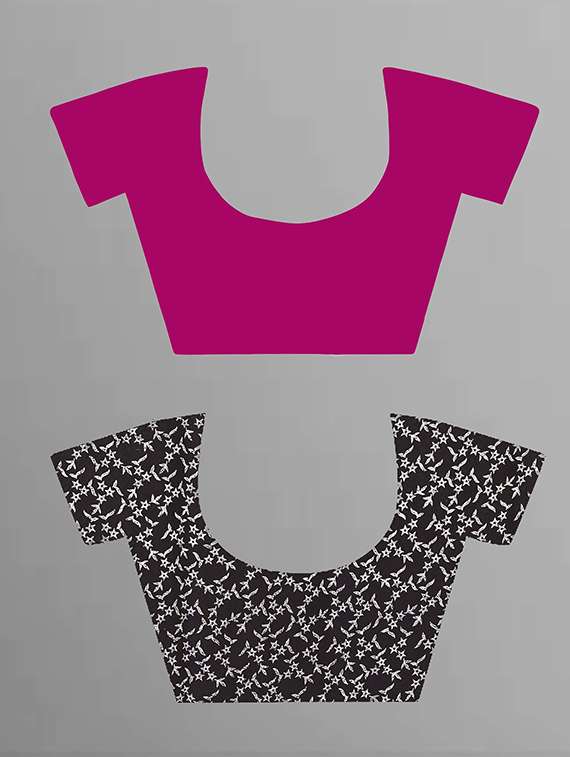 pack of 2 printed casual wear sarees with blouse - 21431867 -  Standard Image - 2