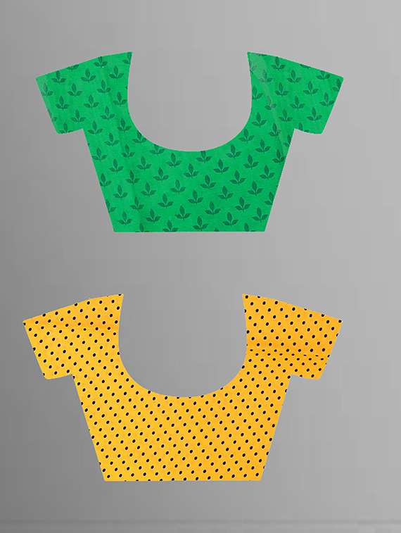 pack of 2 casual wear combo sarees with blouse - 21431875 -  Standard Image - 2