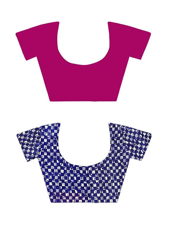 women multi color printed combo saree with blouse - 21431954 -  Standard Image - 2