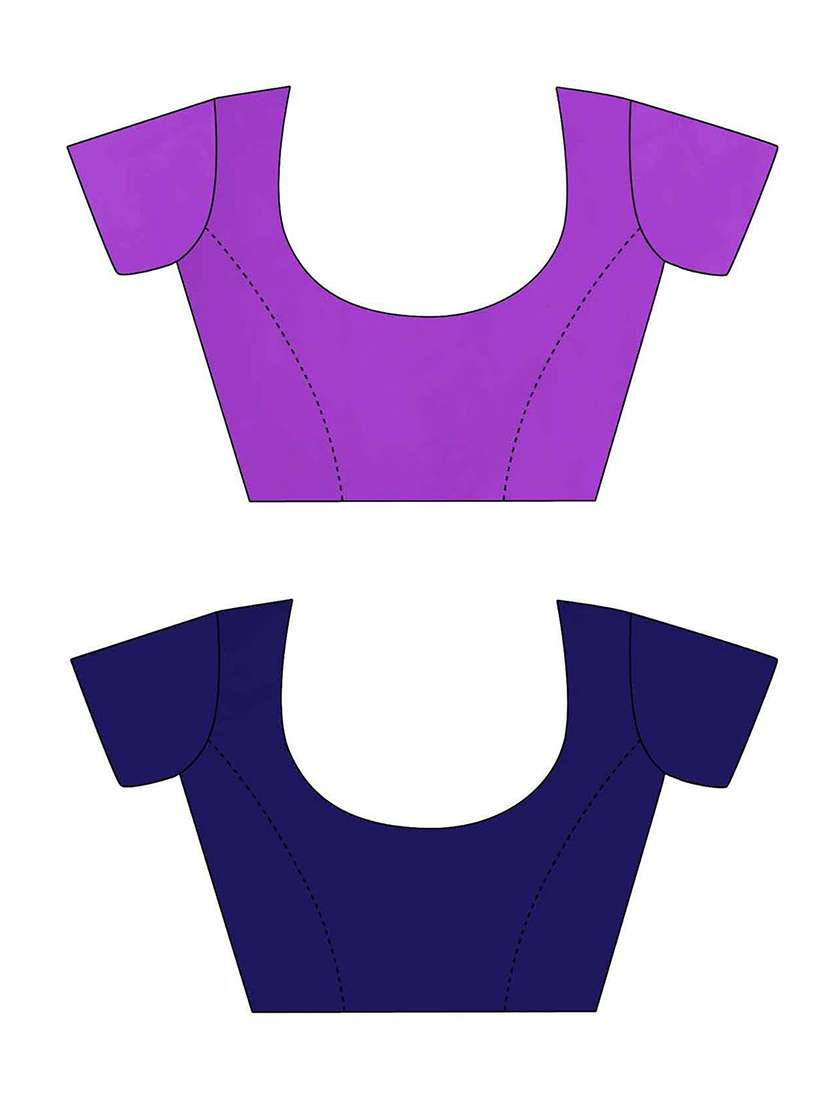 women pack of 2 casual wear combo sarees with blouse - 21433062 -  Standard Image - 2