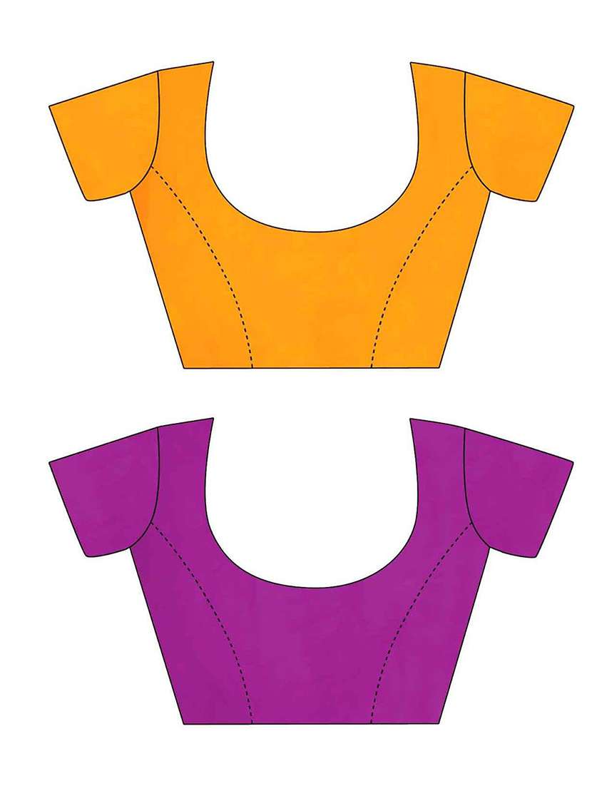 women pack of 2 casual wear combo sarees with blouse - 21433064 -  Standard Image - 2
