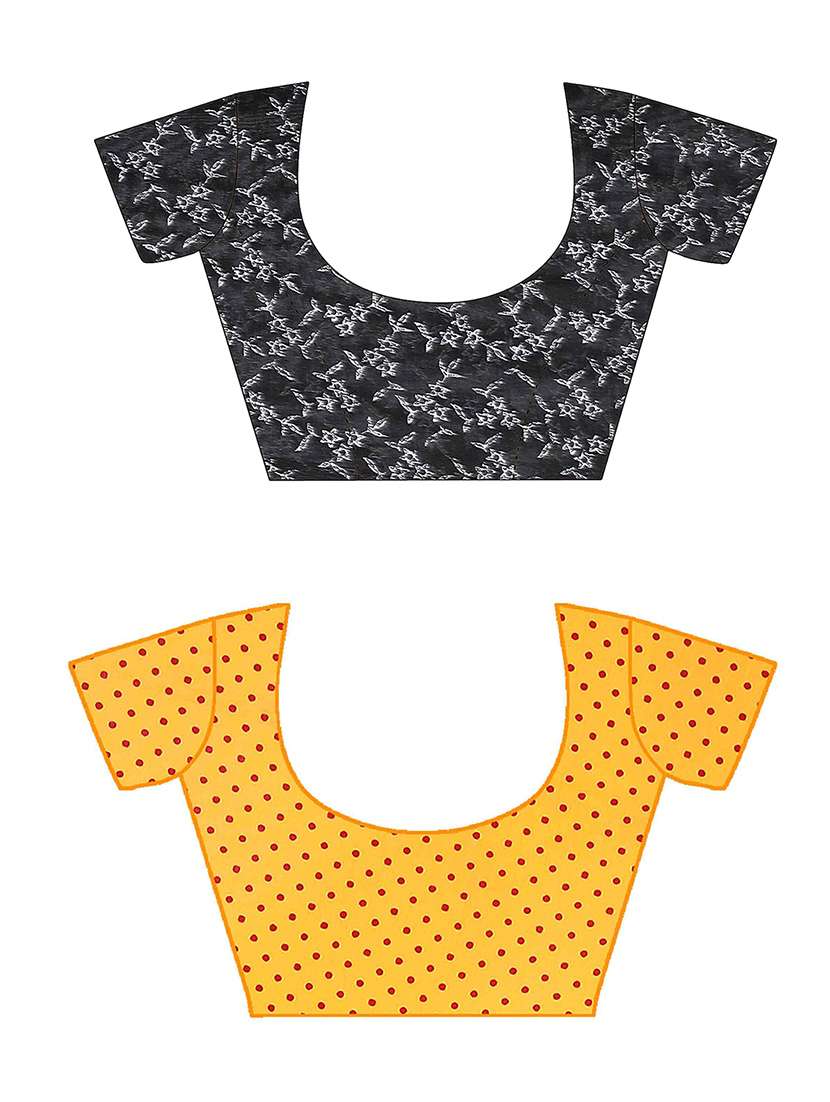 women pack of 2 casual wear combo sarees with blouse - 21433086 -  Standard Image - 2
