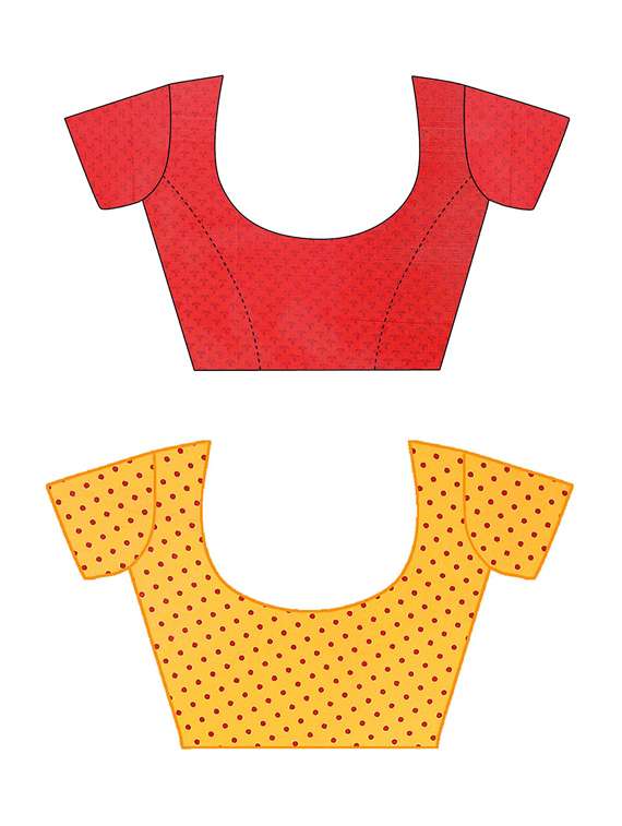 women pack of 2 casual wear combo sarees with blouse - 21433105 -  Standard Image - 2