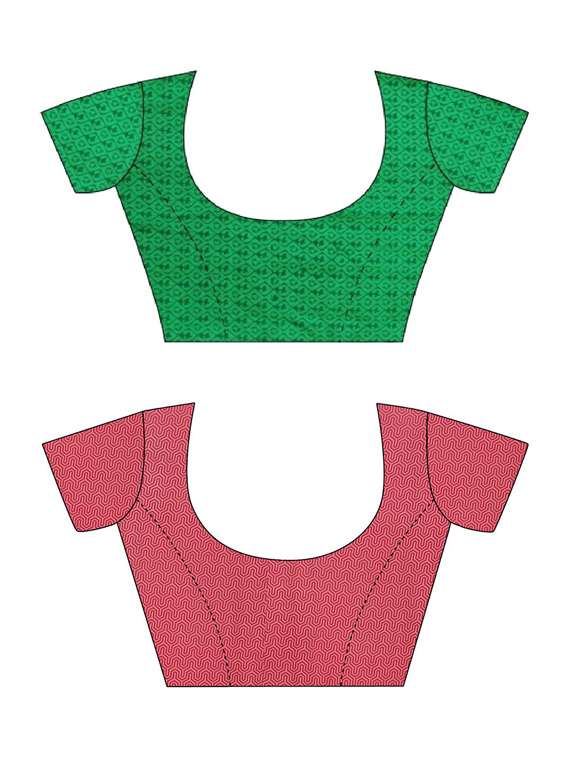 women pack of 2 casual wear combo sarees with blouse - 21433130 -  Standard Image - 2