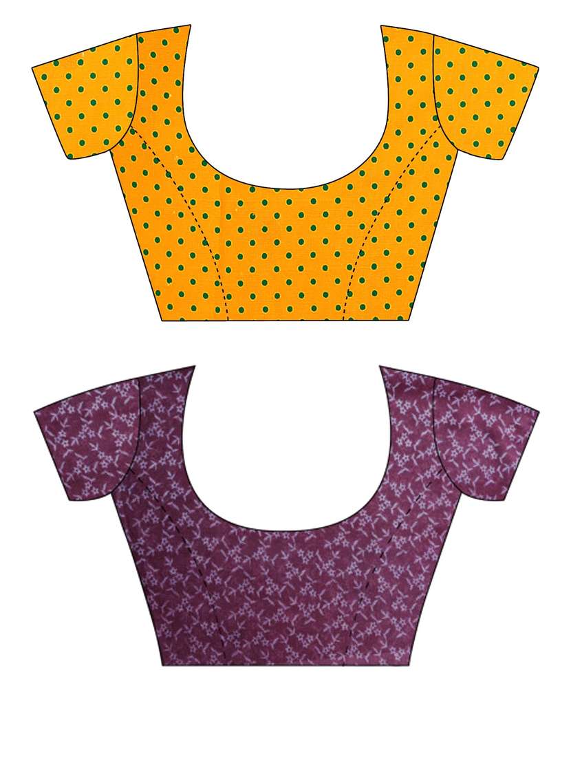 women pack of 2 casual wear combo sarees with blouse - 21433167 -  Standard Image - 2