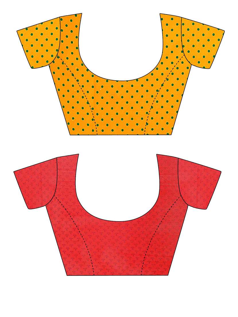 women pack of 2 casual wear combo sarees with blouse - 21433176 -  Standard Image - 2