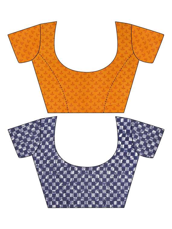 women pack of 2 casual wear combo sarees with blouse - 21434926 -  Standard Image - 2