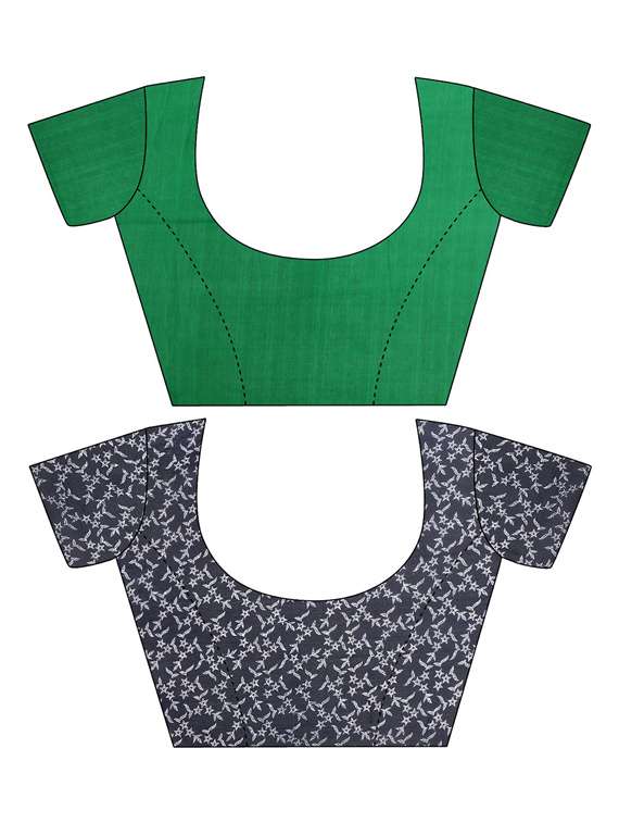 women pack of 2 casual wear combo sarees with blouse - 21434980 -  Standard Image - 2