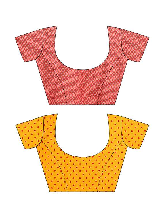 women pack of 2 casual wear sarees - 21435014 -  Standard Image - 2