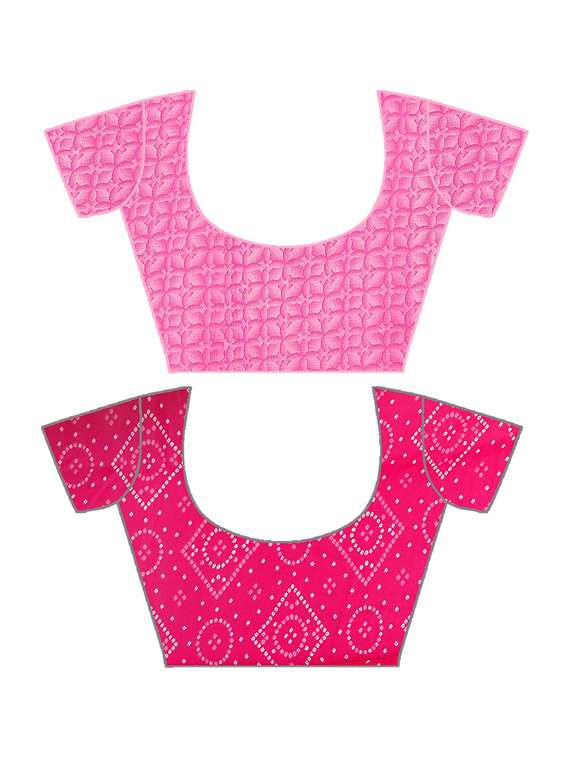 pack of 2 printed casual wear sarees - 21435162 -  Standard Image - 2