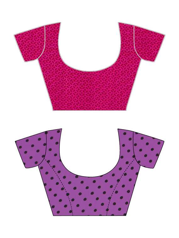 women pack of 2 casual wear combo sarees with blouse - 21435276 -  Standard Image - 2