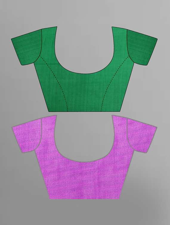 women pack of 2 casual wear combo sarees with blouse - 21435340 -  Standard Image - 2