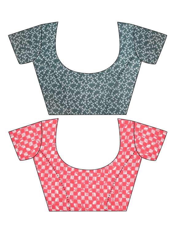 women pack of 2 casual wear combo sarees - 21435350 -  Standard Image - 2