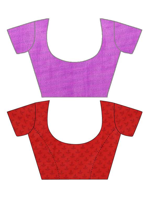 women pack of 2 casual wear combo sarees with blouse - 21435378 -  Standard Image - 2