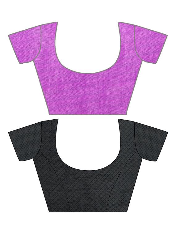 women pack of 2 casual wear combo sarees with blouse - 21435381 - Standard Image - 2