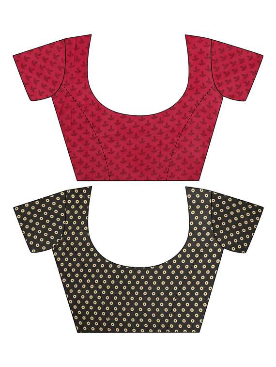 women pack of 2 casual wear sarees with blouse - 21435451 -  Standard Image - 2