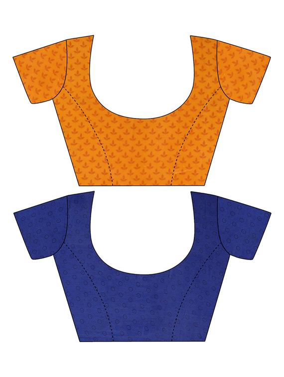 women pack of 2 casual wear combo sarees with blouse - 21435462 -  Standard Image - 2