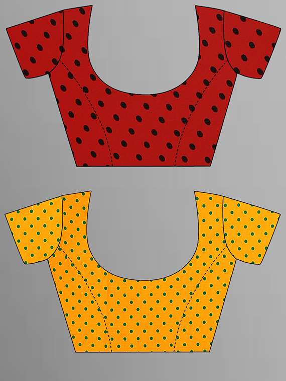 women pack of 2 casual wear combo sarees with blouse - 21435495 -  Standard Image - 2