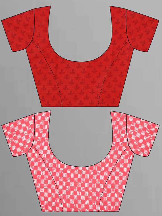 pack of 2 printed casual wear sarees - 21435657 - Standard Image - 2