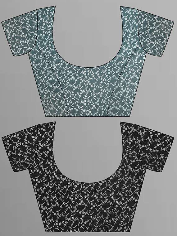 pack of 2 printed casual wear saree with blouse - 21435919 -  Standard Image - 2