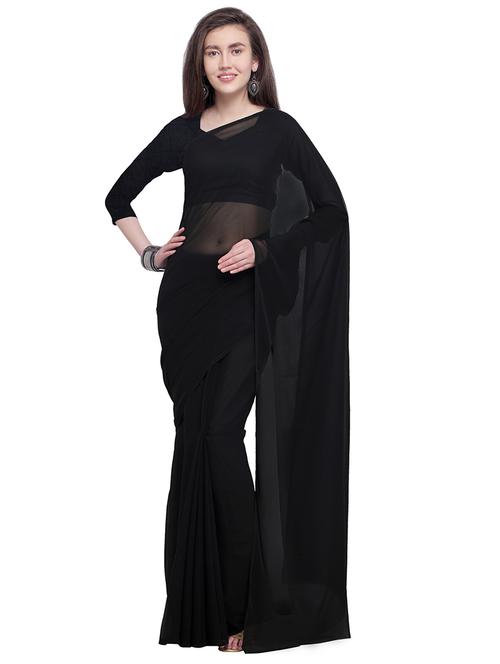 women casual wear georgette saree with blouse - 21443922 -  Standard Image - 0