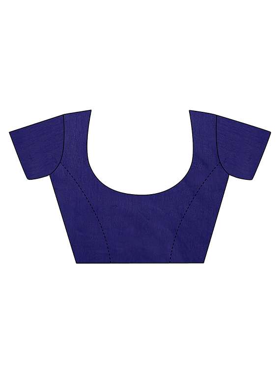 women plain casual wear saree with blouse - 21444720 -  Standard Image - 2