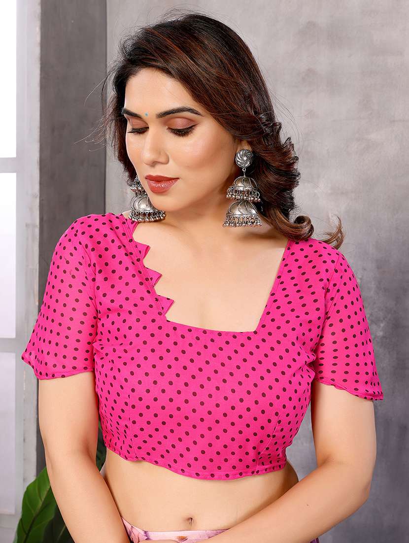 women printed casual wear saree with blouse - 21445080 - Standard Image - 2