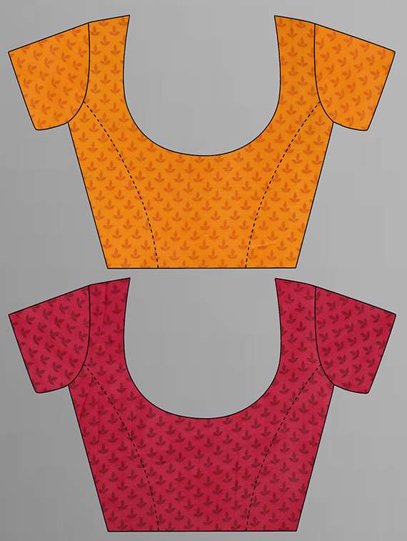 women pack of 2 casual wear combo saree with blouse - 21446511 -  Standard Image - 2