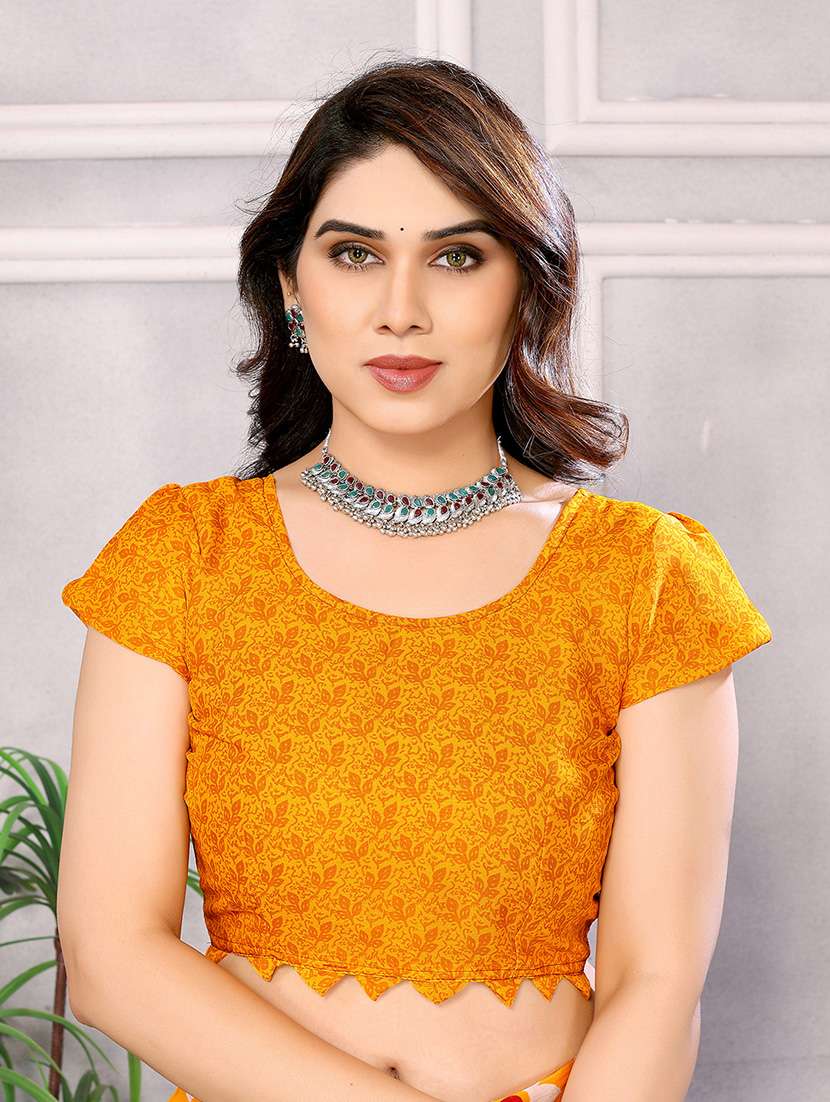 women casual wear georgette saree with blouse - 21446516 -  Standard Image - 2