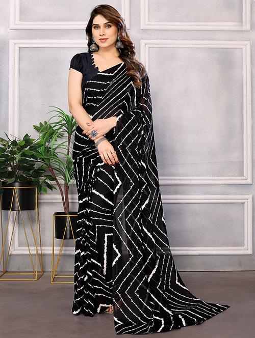 women printed casual wear saree with blouse - 21446598 - Standard Image - 0