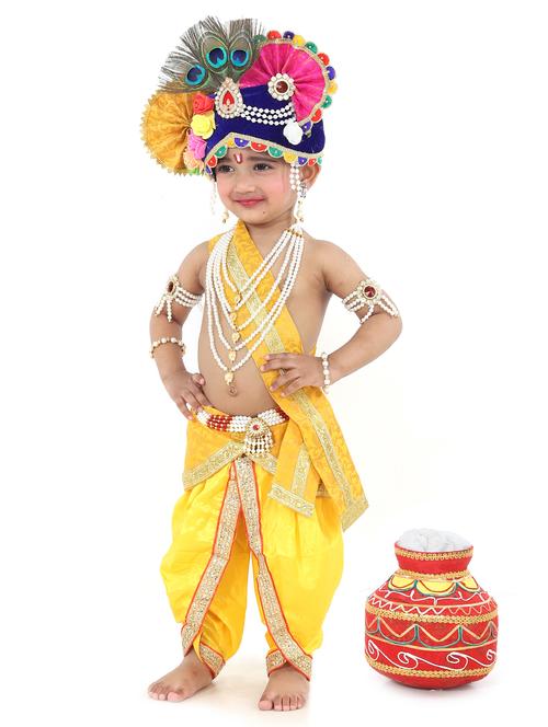 kids yellow polyester costume - 21450140 - Standard Image - 0
