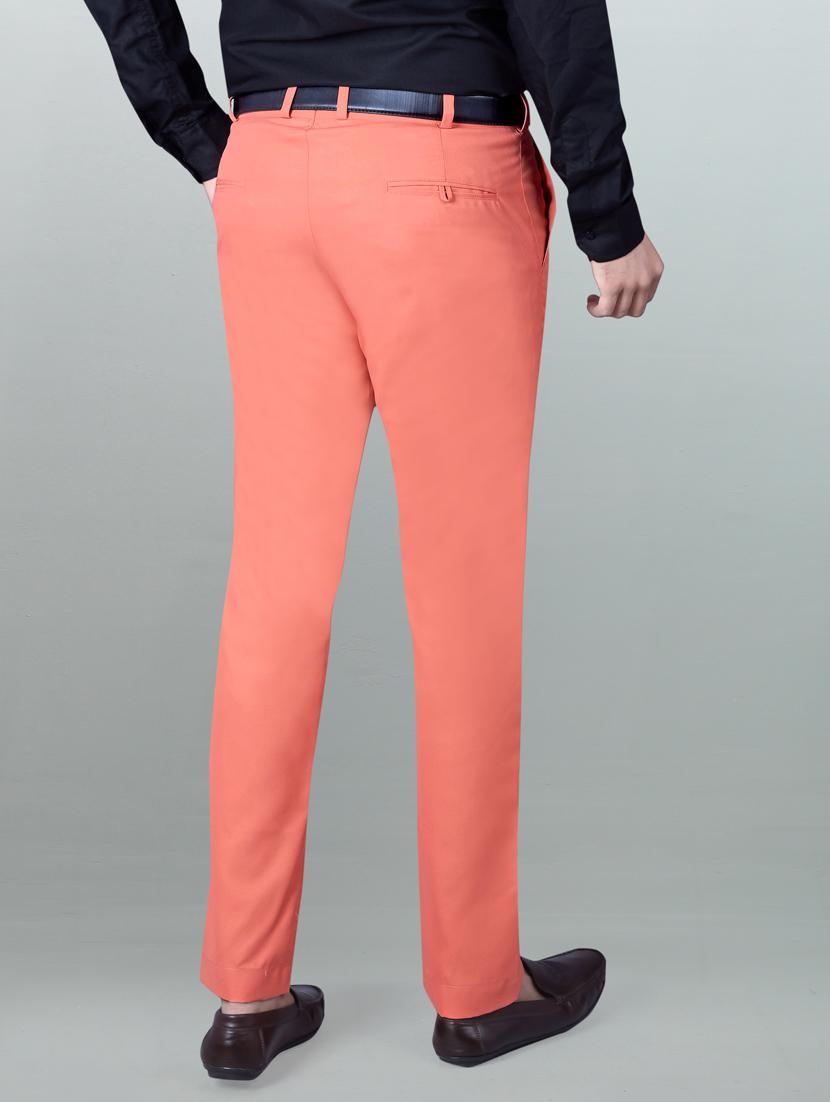 men coral cotton blend casual trouser - 21450533 - Standard Image - 2