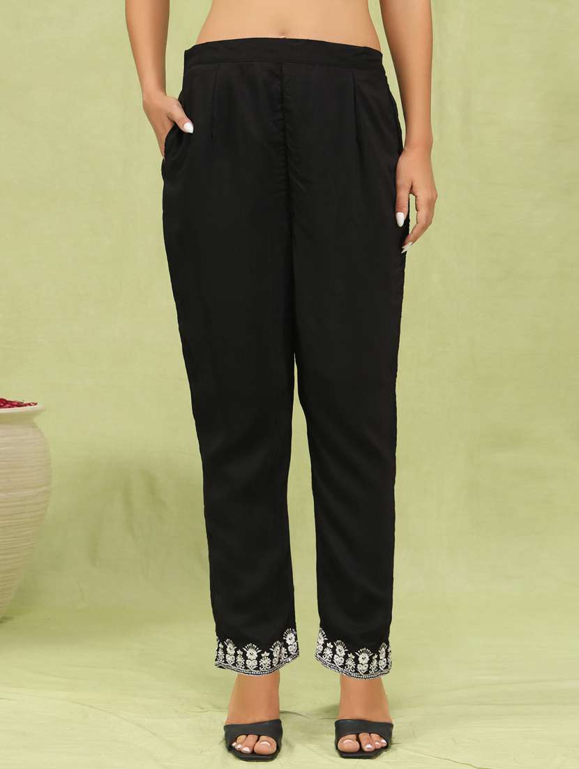 women black kurta dupatta set - 21450881 -  Standard Image - 2