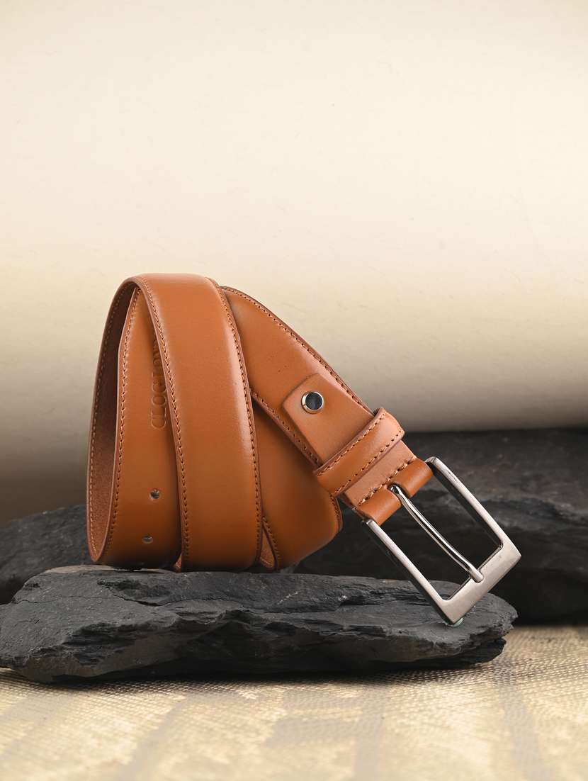men pin buckle leather bet
