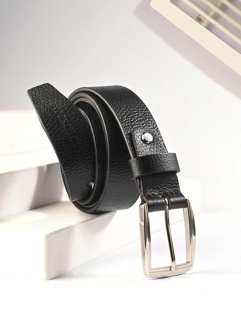 men pin buckle leather bet