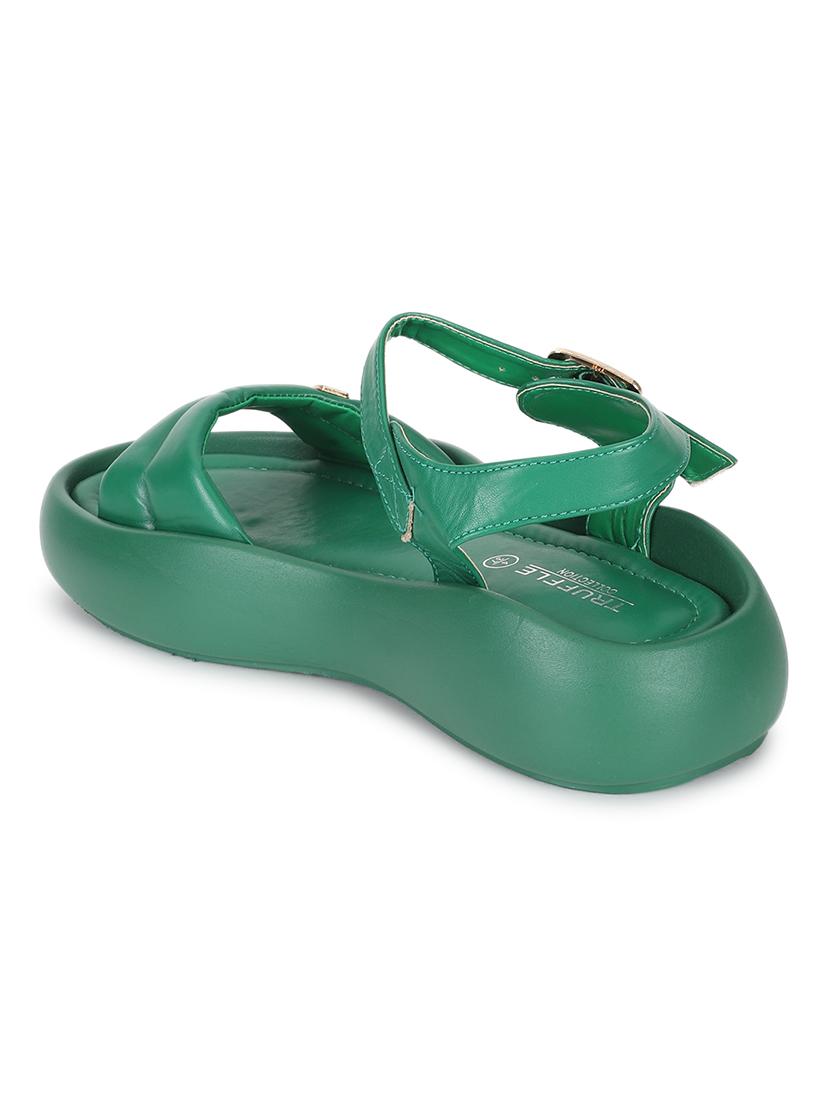 women green solid wedge - 21451190 - Standard Image - 2